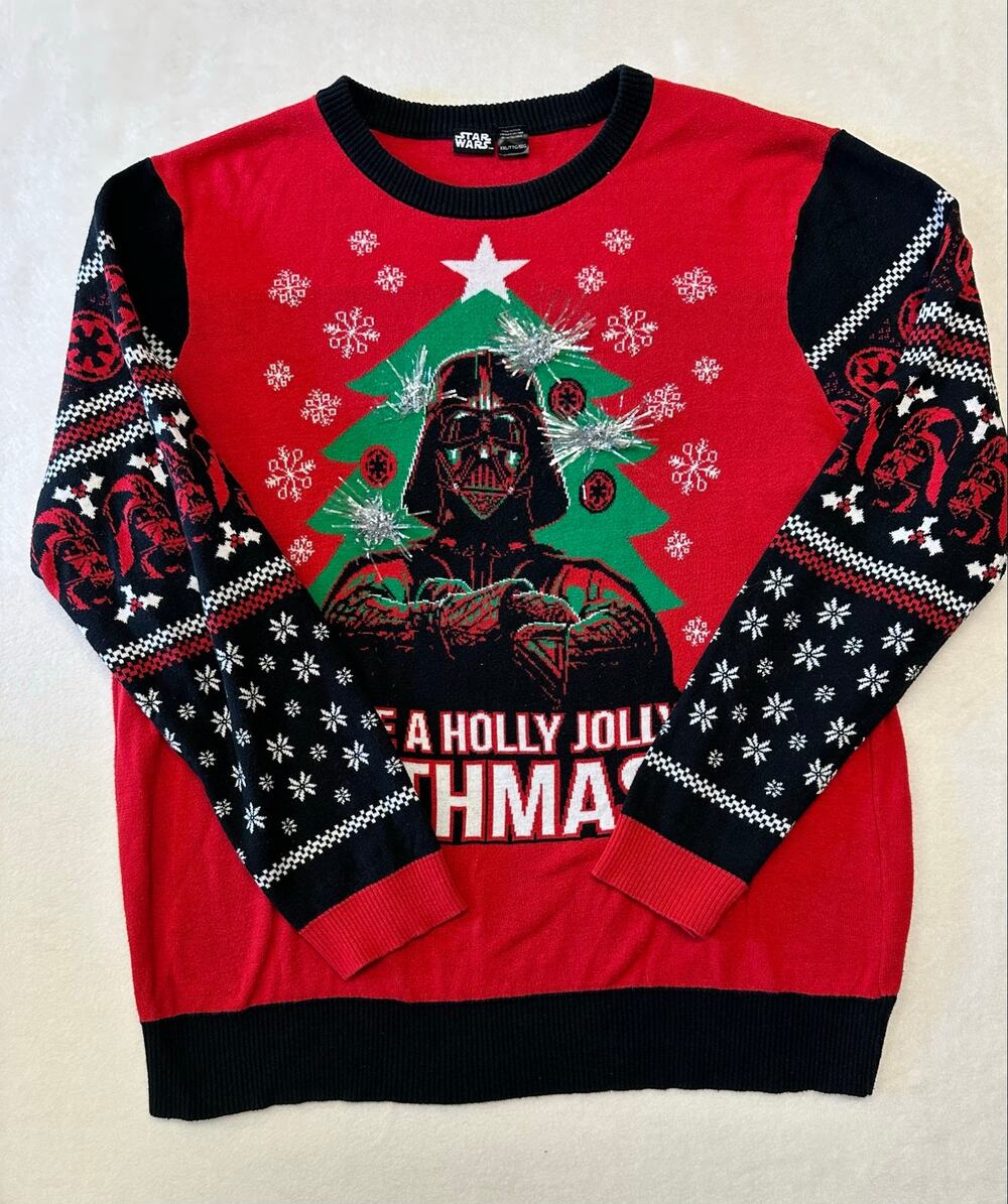 Star Wars Darth Vader Ugly Christmas Sweater Size 2XL